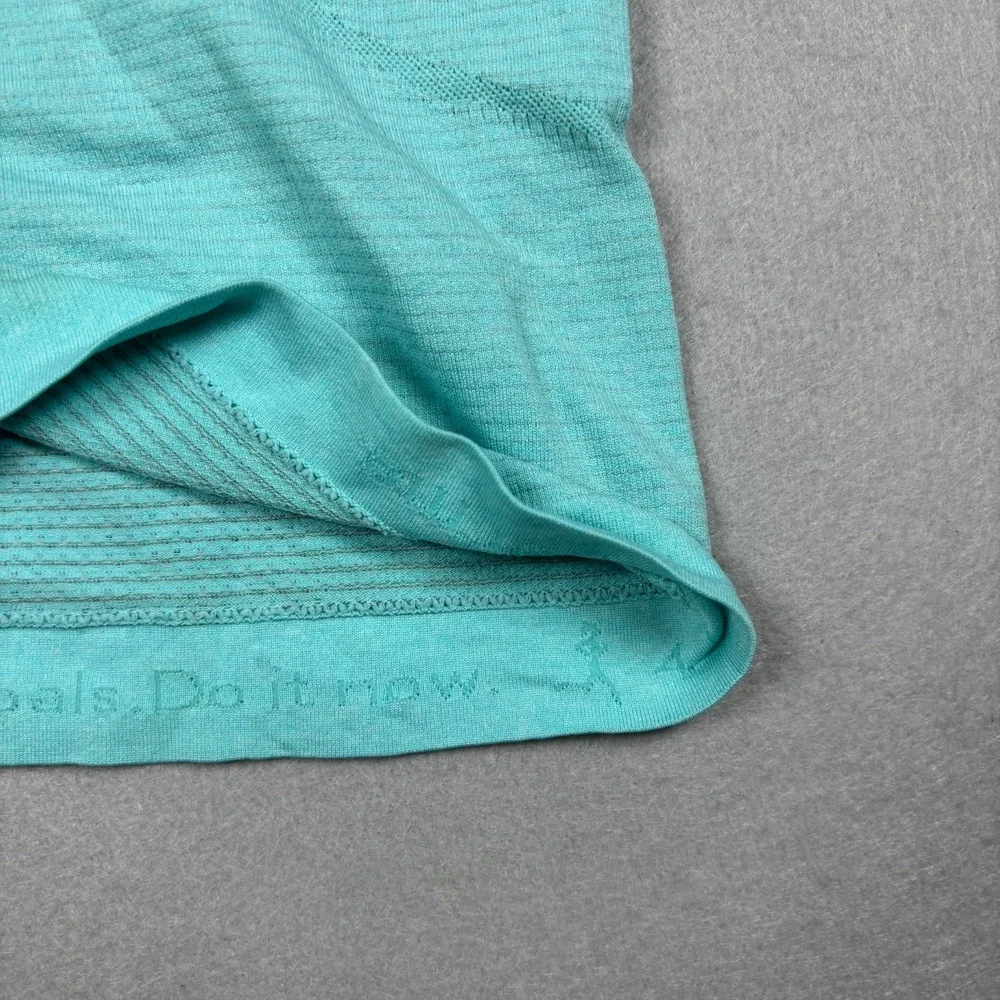 Lululemon Swiftly Tech Tank Top Heathered Angel Blue Size 4 Racerback Running